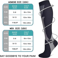 New Compression Socks 20-30mmhg High Stockings Men Women Sports Socks For Marathon Cycling Football Varicose Veins EU36-50 Meias - Buy online at  Vibe In Cart.