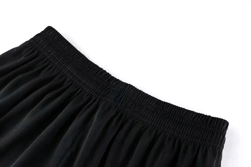 Men's Polyester Soccer Referee Uniform with Jersey and Shorts