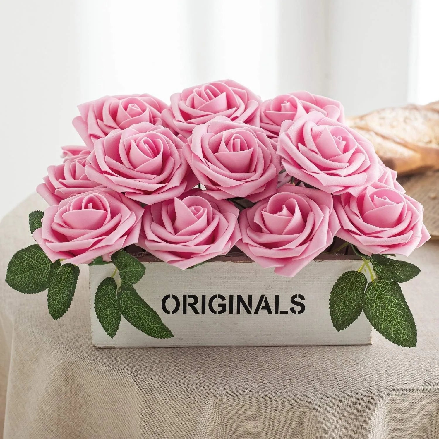 10~100pcs Rose Artificial Flowers Foam Fake Roses Wedding Bouquets Centerpieces Mothers Day Valentines Gifts Party Decoration - Buy online at  Vibe In Cart.