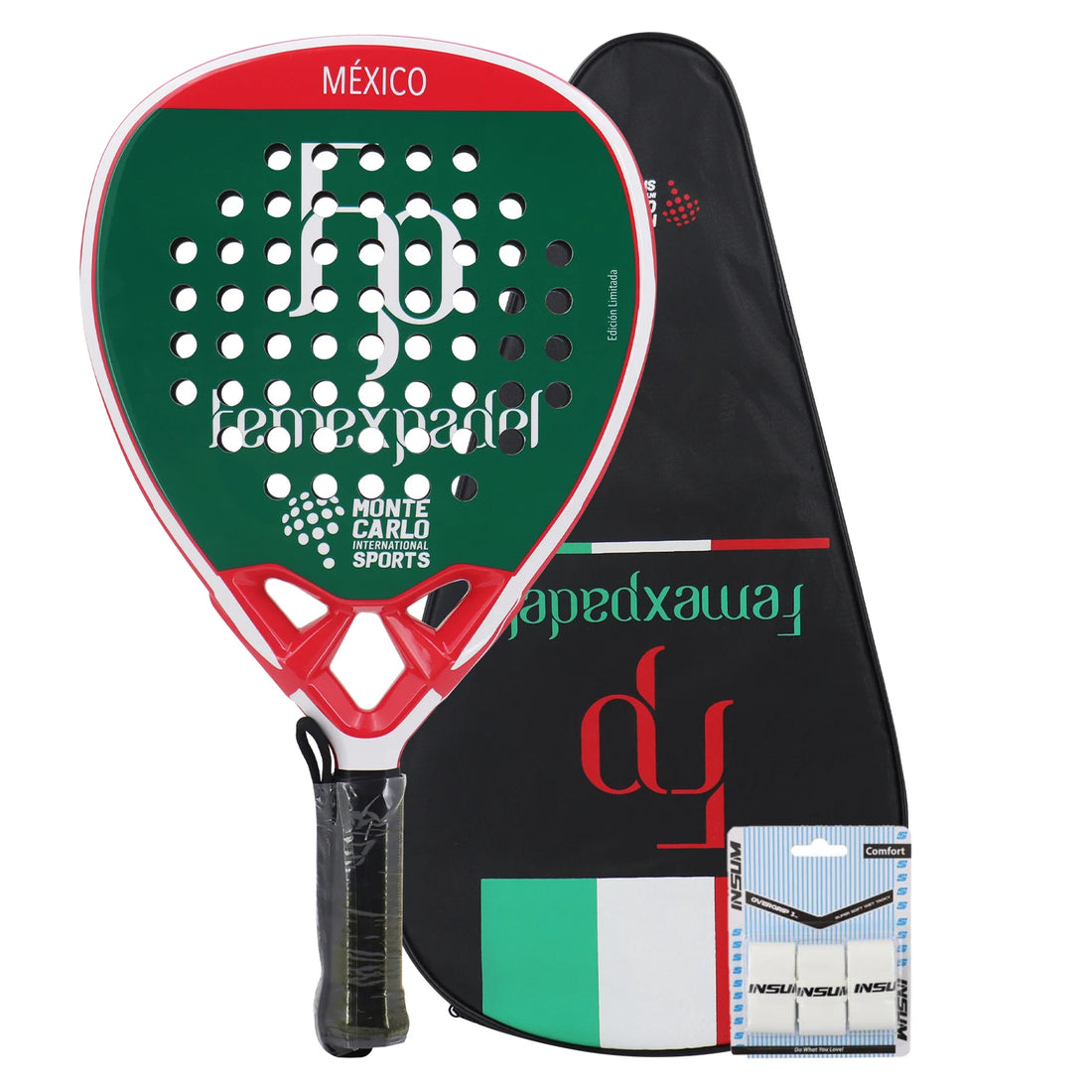 3K Padel Racket Lightweight Surface EVA Memory Flex Foam Core Diamond Shape Padel Tennis Racquets Sports Equipment With Cover - Buy online at  Vibe In Cart.