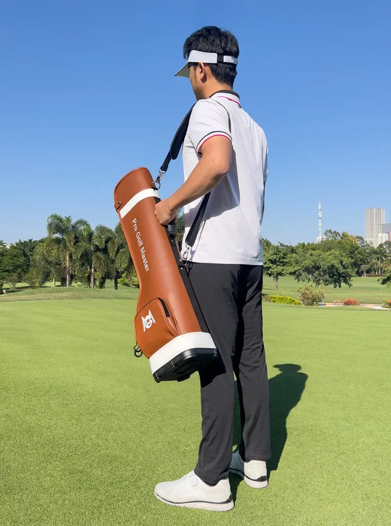 Golf Bag Half Section Lightweight Portable Waterproof Microfiber for 14 Clubs