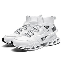 Men's Breathable Lace-Up Walking and Running Shoes