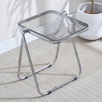 Fashionable Folding Side Table - Transparent Coffee Table for Living Room Sofa Corner & Balcony Acrylic Coffe Table - Buy online at  Vibe In Cart.