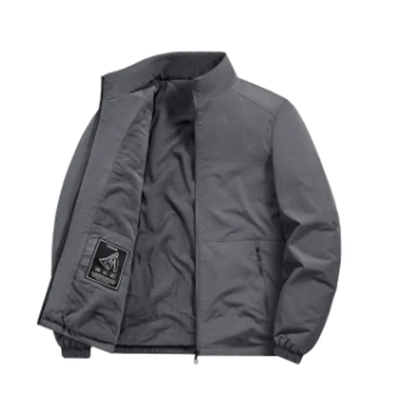 New Men Thick Warm Winter Jackets Casual Stand Solid Color Coats Outwear Men's Clothing Top - Buy online at  Vibe In Cart.