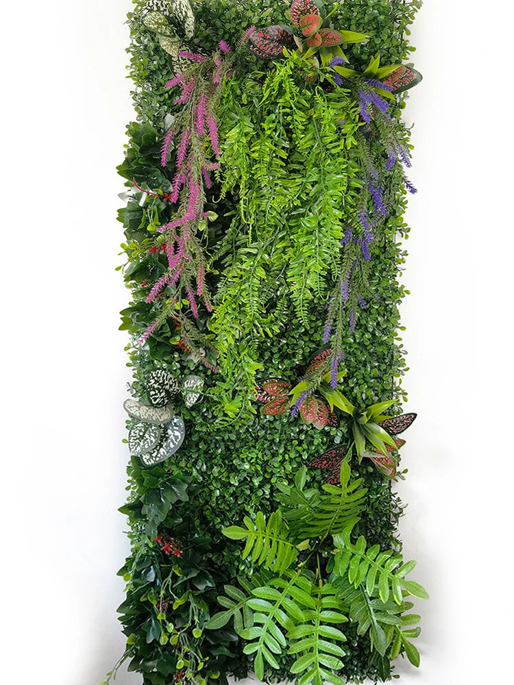 Artificial Chlorophytum Grass Wall Decoration 40x120cm Plastic