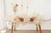 Wedding Arch Flowers Pink Rose Decorative Floral Swags Greenery Arbor Floral Arrangement or Sheer Drapes Wedding Chair Ceremony - Buy online at  Vibe In Cart.