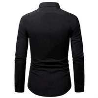Premium Solid Color Men's Long Sleeve Shirts Fashionable Business Casual SummerAnd Spring Outdoor Daily Wear Digital Printed - Buy online at  Vibe In Cart.