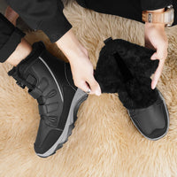 2025 high-top snow boots for men, new winter collection, outdoor leisure, slip-resistant and wear-resistant. - Buy online at  Vibe In Cart.