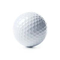 Set of 10 White Two-Piece Standard Golf Balls for Practice