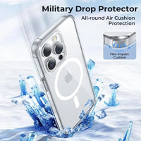 Transparent Magnetic Full Coverage Plastic Phone Case