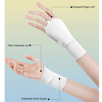 Women Protector Golf Gloves Cool Breathable Half Finger Glove Ice Silk Hollow Palm Elastic for Outdoor Practice - Buy online at  Vibe In Cart.