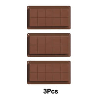 Chocolate Bar Molds Silicone Bars Break Apart Wax Melt Mould Easy Release Rectangle Durable for Protein and Energy Handmade Gift - Buy online at  Vibe In Cart.