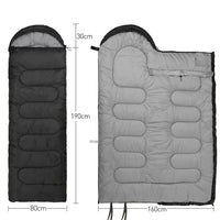 Camping Sleeping Bag Lightweight 4 Season Warm Envelope Backpacking Outdoor Mummy Cotton Winter Sleeping Bag - Buy online at  Vibe In Cart.