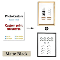 YWDECOR Custom Big Size Painting Canvas HD Print Your Picture Personalized Wall Art Poster Photo for Living Room Home Decor Gift - Buy online at  Vibe In Cart.