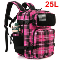Outdoor Hiking Backpack in Polyester, 25L and 45L with Bottle Holder