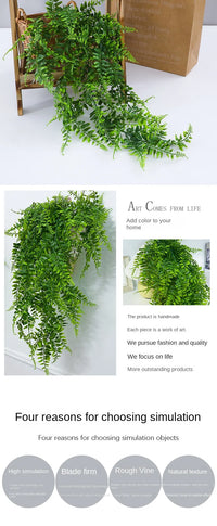 90cm Artificial Plant Vine Home Decoration Hanging Plastic Leaf Grass Garland Outdoor Wedding Party Decorations Fake Rattan Ivy - Buy online at  Vibe In Cart.