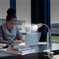 EU US Plug 360 Degrees Flexible Desk Lamp Holder E27 Base Light Socket Gooseneck Clip-On Cable With On Off Switch for Home Plant - Buy online at  Vibe In Cart.