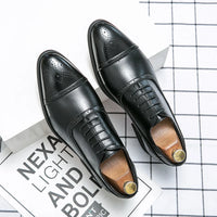 Men's Formal Shoes with Red Soles Fashionable Business Attire Casual Daily Lace Up Dress Shoes Plus Size Pointed Toe Solid Color - Buy online at  Vibe In Cart.