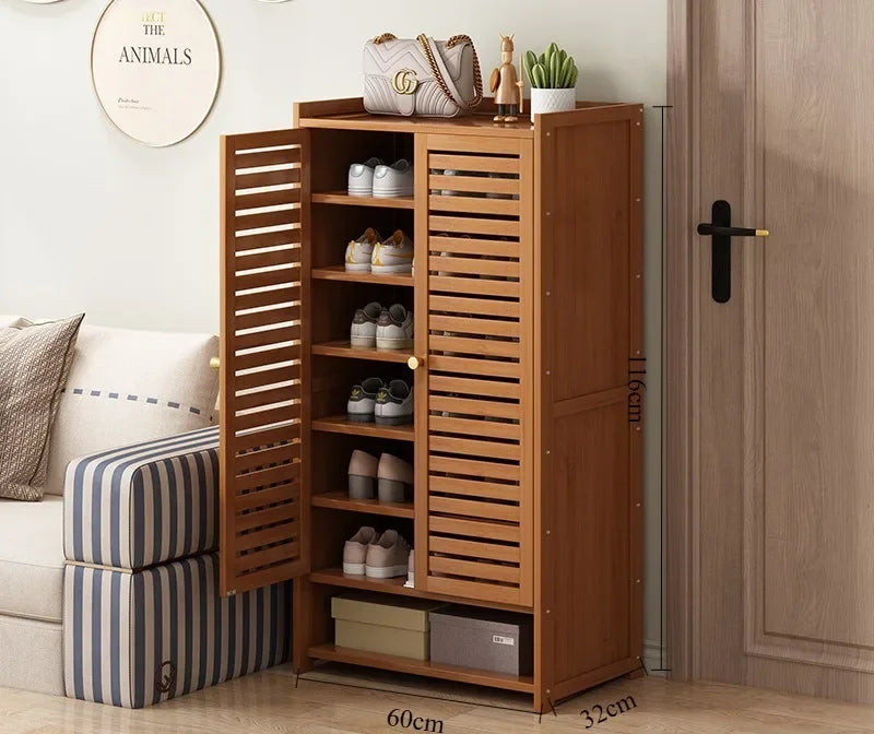 Wall Mounted Multi-Layer Shoe Rack for Home Storage