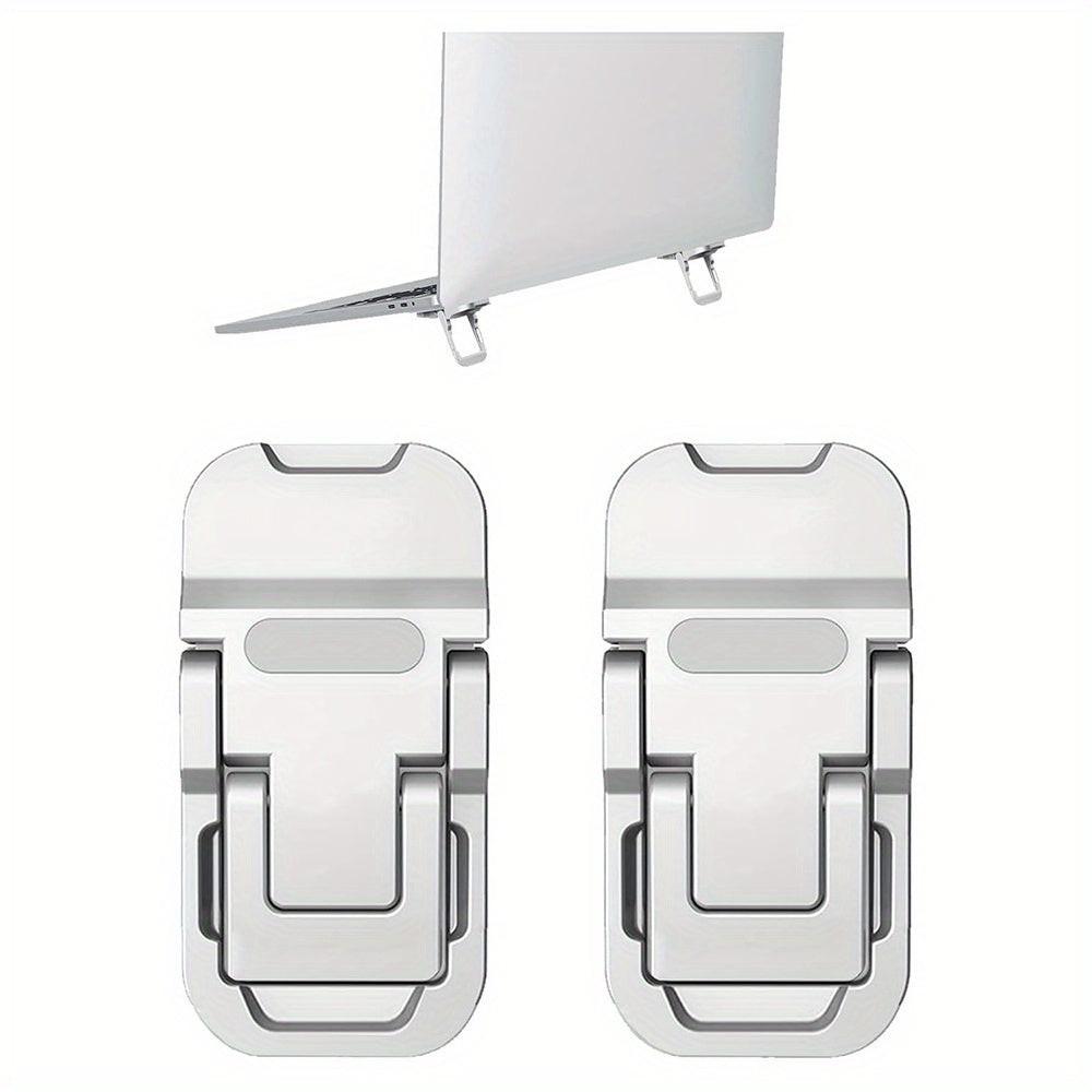 2pcs Portable Foldable Laptop Stand Set - Adjustable Cooling Riser Bracket for Laptops & Tablets, Durable ABS Material, Ergonomic Design with Heat Dissipation, Ideal for Home Office & Travel Use, Laptop Cooling Pad, Tablet Su - Buy online at  Vibe In Cart.