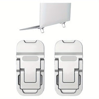 2pcs Portable Foldable Laptop Stand Set - Adjustable Cooling Riser Bracket for Laptops & Tablets, Durable ABS Material, Ergonomic Design with Heat Dissipation, Ideal for Home Office & Travel Use, Laptop Cooling Pad, Tablet Su - Buy online at  Vibe In Cart.