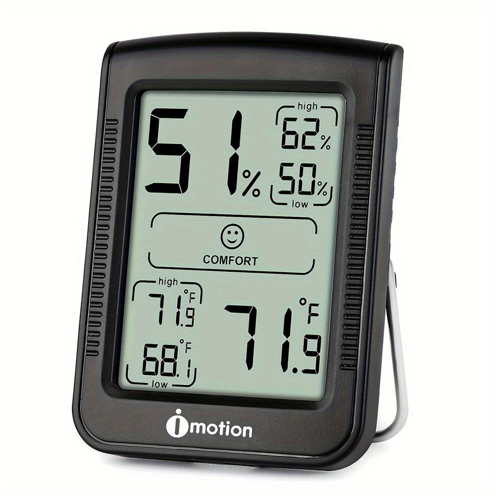 Digital Hygrometer Thermometer with Alarm - Indoor Temperature & Humidity Monitor, - Display, Compact for home,, Office, Greenhouse, Baby Room - Thermometer Hygrometer with Alert System - Buy online at  Vibe In Cart.