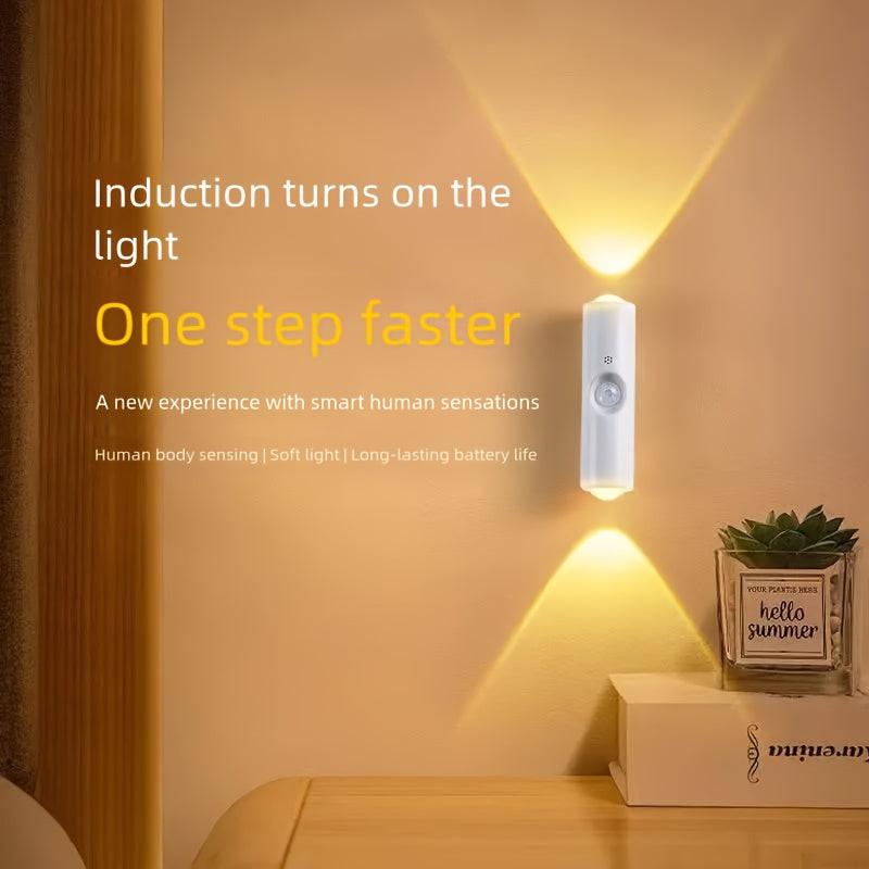 [RGB LED Wall Light] Rechargeable RGB Color Changing LED Wall Light with Motion Sensor, Magnetic Base & Cat-Eye Design - USB-Powered Under-Cabinet Lighting for Home Office, No Wiring Needed, Rechargeable Wall Light, Ambient L - Buy online at  Vibe In Cart.