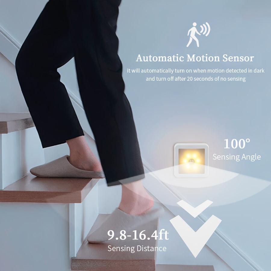 LED Night Light, Human Motion Sensor Light, Light Source Sensor Night Light, Soft Light, USB Light Fixture, Magnetic Mounting, Warm Light And White Light, Polished Surface, Suitable for Living Room, Bedroom, Cabinet, Wardrobe - Buy online at  Vibe In Cart.