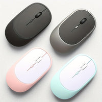 2.4G + BT Dual-mode Wireless Mouse, Ergonomic Comfortable Grip, Stable Connection, Portable Design, Five Colors of Fashionable Options (black/ gray/ pink/ green/ white), Office Wireless Mouse, 4-button Rechargeable Wireless M - Buy online at  Vibe In Cart.