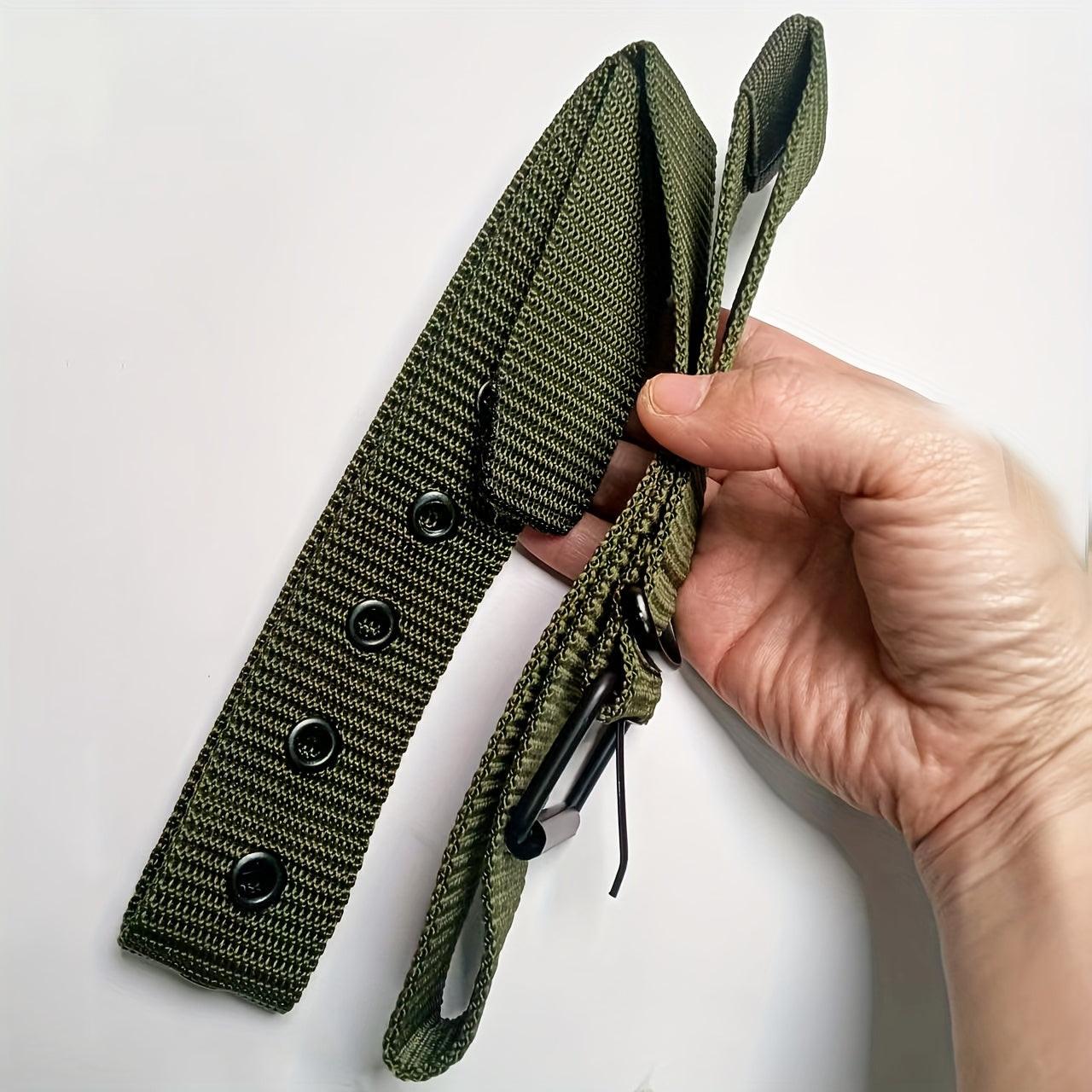 Breathable Nylon Fabric Belt, Youth Belt with Pin Buckle for Jeans, Regular Size Has 8 Holes, Belt Length 44.48 Inches,suitable for Men and Women. - Buy online at  Vibe In Cart.