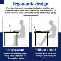 2pcs Portable Foldable Laptop Stand Set - Adjustable Cooling Riser Bracket for Laptops & Tablets, Durable ABS Material, Ergonomic Design with Heat Dissipation, Ideal for Home Office & Travel Use, Laptop Cooling Pad, Tablet Su - Buy online at  Vibe In Cart.