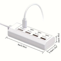 8-Port USB Hub 25W Fast Charging Multi-Interface, 4 USB+4PD Ports, Wide Compatibility for 5V USB Devices, Suitable for Computers, Laptops, Tablets, etc., USB Charging Hub, Laptop Charging Accessory, Compact Charging Station, - Buy online at  Vibe In Cart.