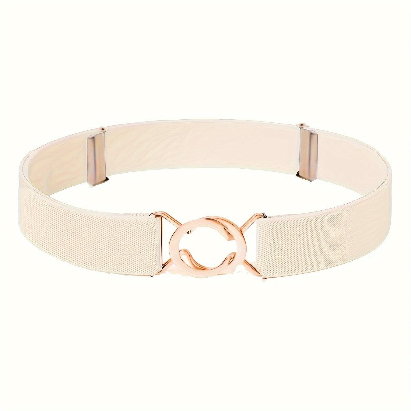 [Elastic Waist Belt] Women's 8-Shaped Elastic Belt, Stylish Black Elastic Waist Belt for Ladies, Adjustable Elastic Buckle for The Waist, Suitable for Jeans And Dresses, a Great Gift Option - Buy online at  Vibe In Cart.