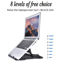 Portable Adjustable Laptop Stand - ABS Material, Height-Adjustable, Cooling Function, Rotatable Base for 13-15 Inch Laptops, Office Desk Accessory - Buy online at  Vibe In Cart.