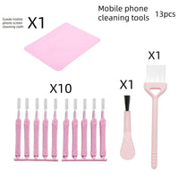 5/12/9/18pcs Phone & Computer Cleaning Kit with Charging Port/Speaker Hole Brush, Keyboard, Portable Mini Plunger for Smartphone, Tablet, Shower Head Unclogging - Plastic/Metal Device Maintenance Tool (Dust Plug & Cloth) - Buy online at  Vibe In Cart.