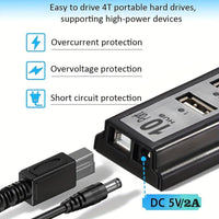 10-Port USB Hub Compatible for PS5/PS4/Xbox/PC/Mac - USB- External USB Adapter with 10 Individual Ports, USB- (No External Power Required), Fast Charging & Data Transfer, Compatible with USB Devices (Laptops, Keyboards, Mice) - Buy online at  Vibe In Cart.