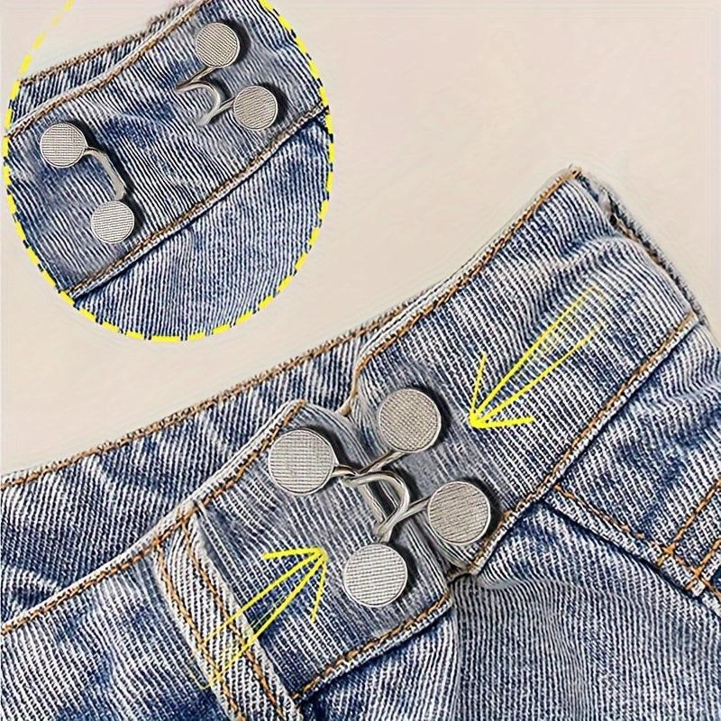 [Adjustable Buckle Belt] Light Blue Denim Adjustable No-Hole Waist Buckle Belt | Floral Decorative Removable Jean Fixer for Women, Casual Street Style, Perfect for Weekend or Daily Wear, Jean Belt Replacement - Buy online at  Vibe In Cart.