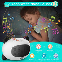 [Sleep Trainer Clock] Sleep Trainer Clock | Wake & 7 Sounds - Bedtime Training Alarm, Night, Volume, 12/24, Voice Sensing (ABS Bedtime Aid) - Buy online at  Vibe In Cart.