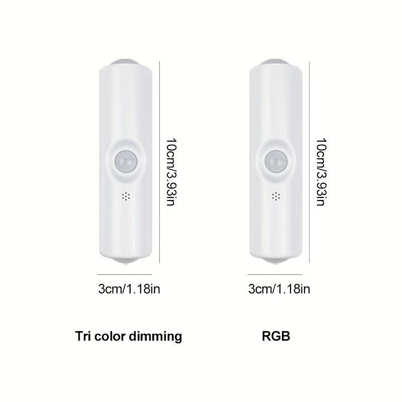[USB Rechargeable LED] 1pc/2pcs/4pcs Motion Sensor Night Light, Magnetic Wall Light, Detachable Wall-Mounted Lighting with Lens, Up and Down Illumination, USB Rechargeable LED Light, Wireless Stair Light, Indoor Wooden Wall L - Buy online at  Vibe In Cart.