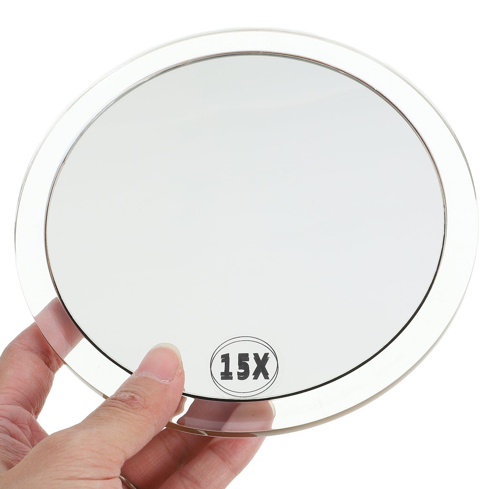 15x Magnification Mirror With Suction Cup Blackhead Compact Remove Pores Tool Bathroom Makeup Mirror Single Side - Buy online at  Vibe In Cart.
