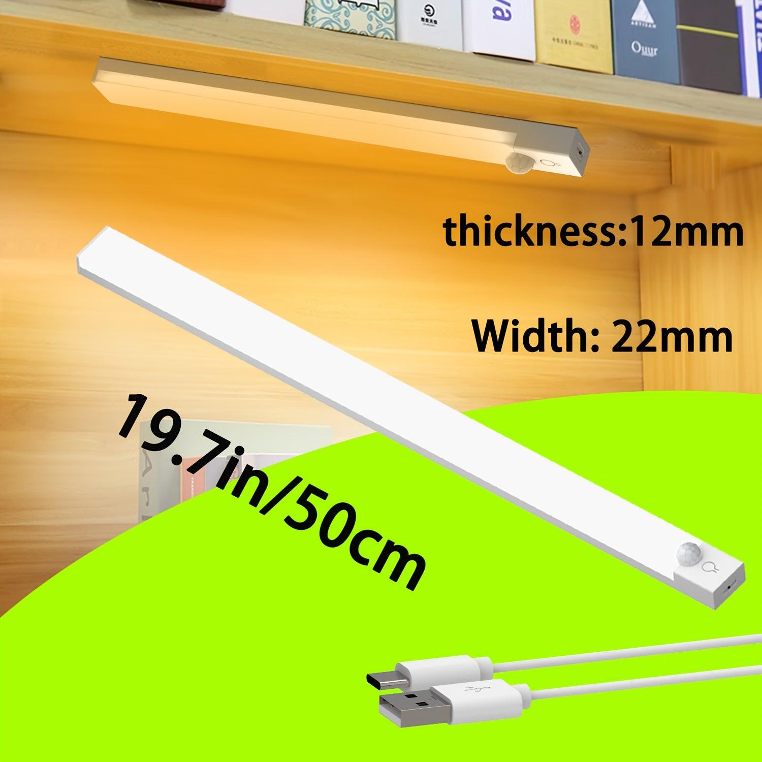 LED Motion-Activated Light with Three Temperature Settings, Infinitely Adjustable Brightness, Rechargeable Via USB, 360° Panoramic Detection, Ideal for Wardrobes, Bedrooms, Staircases, And Music Rooms As a Night Light. - Buy online at  Vibe In Cart.