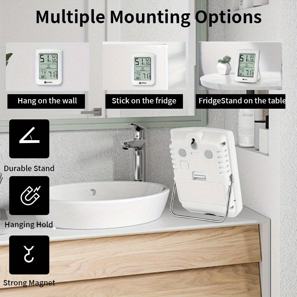 Digital Hygrometer Thermometer with Alarm - Indoor Temperature & Humidity Monitor, - Display, Compact for home,, Office, Greenhouse, Baby Room - Thermometer Hygrometer with Alert System - Buy online at  Vibe In Cart.
