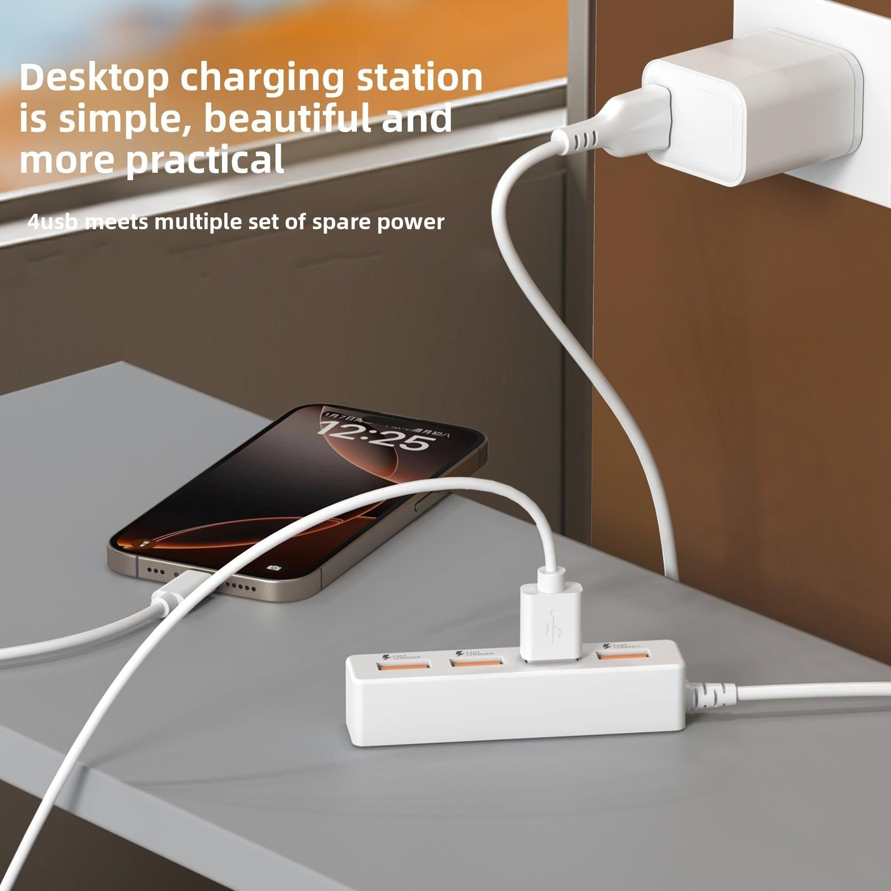 [25W 8-Port USB Charger] 25W 8-Port USB Wall Charger | Fast Charging Station with Smart Management - 4 USB-A + 4 PD Ports - Compatible for Smartphones, Tablets, Laptops, Power Banks & PD Devices - 2023 Upgraded Multi-Device C - Buy online at  Vibe In Cart.