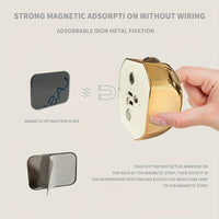 1pc Motion Sensor Light with USB Charging and Adjustable Brightness and Color