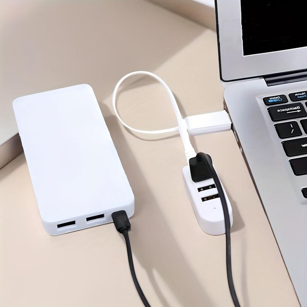 [3-in-1 USB-C Hub with Fan] 3-in-1 USB Multi-Port USB-C Hub with Highspeed Charging & Compact Design | Data Transfer, Charger, Adapter, Reader & Small Fan | Versatile Connectivity for Night Lights, USB Devices, Power Strip, C - Buy online at  Vibe In Cart.