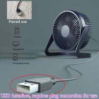 5-inch USB desktop fan, portable mini plug-in home gift small fan, very suitable for bedroom, office, kitchen, camping, etc - Buy online at  Vibe In Cart.