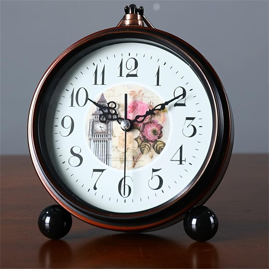 1pc 5-inch Clear Digital Alarm Clock | Retro and Simple Design, Silent Timekeeping, Wall-Mounted with Top Hook, AA Battery Powered, Ideal for Bedside, Students, Elderly, Living Room, Bedroom, Bedside Table, Home Decoration, B - Buy online at  Vibe In Cart.