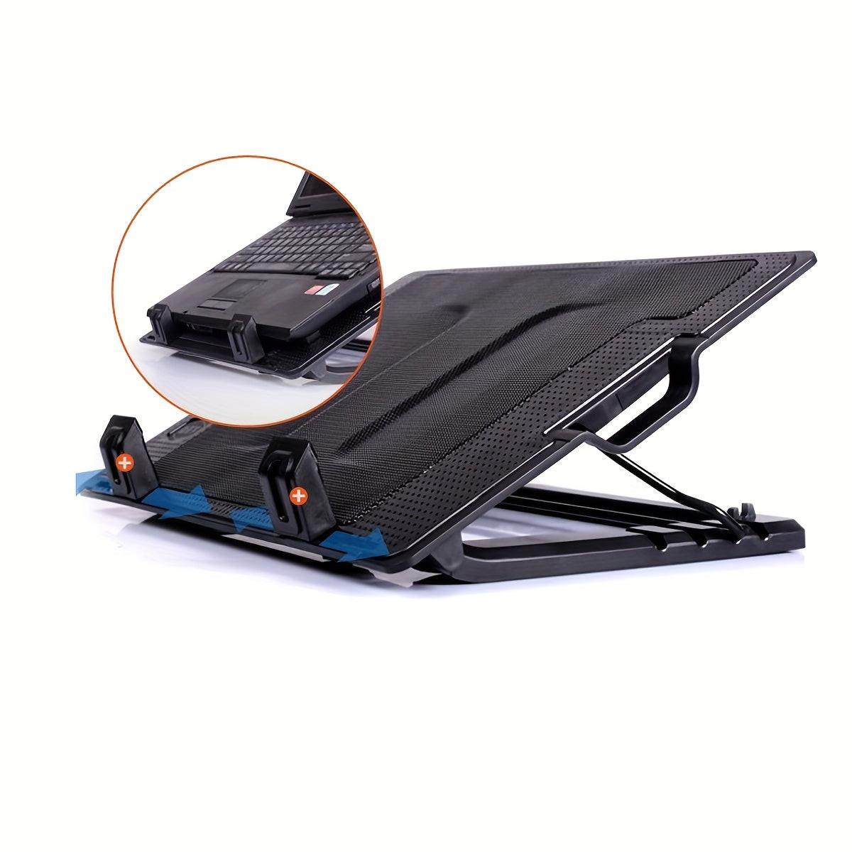 Laptop Cooling Stand with Adjustable Height and Foldable Design - Buy online at  Vibe In Cart.