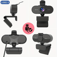 1080P Full HD Webcam with Built-In Microphone, Plug And Play, Privacy Cover, Stand, Suitable for Meetings, Game Streaming, Voice Calls, Online Classes, And Home Office Use, High-Definition Video, Easy Installation, Computer C - Buy online at  Vibe In Cart.