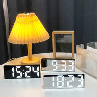 1pc Creative Mirror Digital Alarm Clock | LED Display, Temperature Time Date, USB Plug In, Silent, Portable, Ideal for Home Office Decoration, Perfect Gift for Christmas And Valentine'S Day - Buy online at  Vibe In Cart.